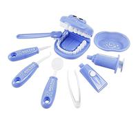 MRSTORY Kid Dentists Kit Doctor Finge Play Toys Odental Role Giocando Giocattolo per Ragazzi Giallo Verde Blu Rosa (B)
