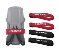 MRSTORY Supporto per per droni, stabilizzatori, con protezione per gancio e lama, per mini 3 Pro, in nylon nero, rosso 20, 380 mm, 4 pezzi (1 paio rosso + 1 paio di neri)