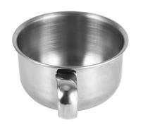 MRSTORY Tazza di Tazza di Tazza di Sapone con Rasatura in Acciaio Inossidabile per Uomo a Cura della Barba Design Classico Elegante Durevole Facile Pulire [Rasatura tradizionale]