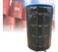 MRVAKDYDI Coperta riscaldante per fusti di Tipo Industriale Riscaldatore for fusti IBC TON con Regolazione Impermeabile 0-150°C for 200L/1000L Grigio/Nero(Black,150℃200L)