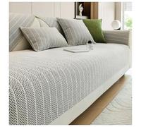 MRVAKDYDI Coperte in Pile per divani Copridivano in ciniglia a Spina di Pesce Multicolore in Diverse Misure(Light Gray,70 * 70cm/27.5 * 27.5 in)