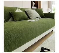 MRVAKDYDI Coperte in Pile per divani Copridivano in ciniglia a Spina di Pesce Multicolore in Diverse Misure(Green,70 * 120cm/27.5 * 47.2 in)