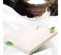 MRVAKDYDI Coprimaterasso in Lattice, Cuscino for Camera da Letto Ispessito, Naturale for alleviare Il Dolore alle Spalle e alla Schiena(140x130cm(55x51inch))