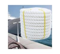 MRVAKDYDI Corda di ormeggio per Barche da Pesca, Cime portuali in Nylon Intrecciato a Tre Capi for attracco e ormeggio Bianco 14-20mm 10-100 Metri(20mm,10m)