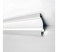 MRVAKDYDI Dimensioni delle modanature per soffitti, Canale LED con Illuminazione indiretta con Profilo in Alluminio for Modanatura a Corona e battiscopa, Bianco, 1-10 m(300cm/9.8ft)