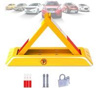 MRVAKDYDI Dissuasore di sosta per parcheggio Auto, Palo di parcheggio for Auto Pieghevole Triangolare Rimovibile da 8 tonnellate di Compressione, Alta visibilità, 48-70 cm(70CM)