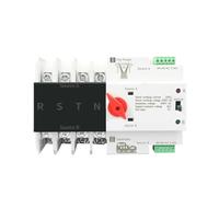 MRVAKDYDI Dual Power Automatic Transfer Switch, Interruttore di trasferimento Automatico ATS trifase a Doppia Alimentazione su Guida DIN, selettori elettrici 4P 63A 100A 125A 110V 220V(100a,110V)