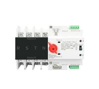 MRVAKDYDI Dual Power Automatic Transfer Switch, Interruttore di trasferimento di Potenza ATS trifase su Guida DIN 4P 63A 100A 125A 110V 220V(63a,110V)