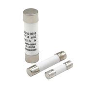 MRVAKDYDI Fusibili rapidi in Vetro Tubolare, Fusibili ceramici fusibili 5x20mm 6x30mm 10x38mm a Tubo a Rottura Rapida 250/500V 0,5 1 2 3 4 5 6 8 10 15 16 20 32A AMP Fusibile(10-10 X 38mm 500v,16 A)