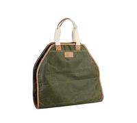 MRVAKDYDI Grande Borsa per trasportare Legna da ardere, Borsa Porta Legna in Tela, Resistente Borsa Porta Legna, Accessori for stufe da Camino, Porta Legna da ardere con Manici(ArmyGreen)