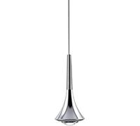 MRVAKDYDI Lampada a Sospensione Vintage, Lampadario LED 9W Multicolore 21x8cm(Chrome)