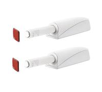 MRVAKDYDI L'armadio con serratura magnetica， Chiusura magnetica a pressione for porta dell'armadio dei mobili della cucina Chiusura a scatto con magnete a scomparsa(White)
