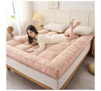 MRVAKDYDI Materasso giapponese da pavimento, Materasso futon giapponese da pavimento, tatami, materassino for ospiti, multicolore, diverse misure(Pink Plaid,80x200cm)