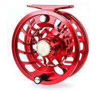 MRVAKDYDI Mulinello da Pesca a Mosca, Mulinello da Pesca a Mosca Dunn Saltwater Multicolor 2-7wt(Vermilion Red,4/5wt)