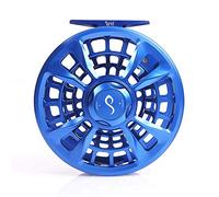 MRVAKDYDI Mulinello da Pesca a Mosca, Mulinello da Pesca a Mosca Maxcatch Sprint con Frizione sigillata, Lavorato a CNC, in Lega di Alluminio Multicolore, 6-11wt(Star Blue,9/11wt)