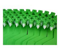 MRVAKDYDI Numero di identificazione in plastica per bovini, Etichette Auricolari in TPU di Grandi Dimensioni in plastica monoblocco for l'identificazione del Bestiame(Green)