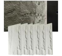 MRVAKDYDI Pannelli murali Decorativi 3D, PU 3D Wall Panels Multicolor 0.6x1.2m Waterproof Fire Retardant Stone Texture 2-8 Pack(6PCS)