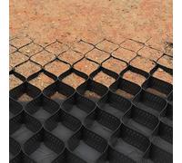 MRVAKDYDI Pavimentazione in Ghiaia per vialetti, Griglia Geo for vialetto in Ghiaia, stabilizzatore del Terreno, paesaggistica(3x4m/9.8x13.1ft)