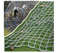 MRVAKDYDI Reti in Corda di Iuta e Canapa, Rete da Arrampicata for Bambini, Animali Domestici, Piante, Supporto in Poliammide, 3,3X(3,3-13,1) Piedi(3.3 * 8.2ft)