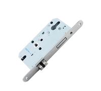 MRVAKDYDI Scatola Ingranaggi Serratura Porta, 72mm Door Lock Gearbox Lock Case with Handle And Lock Tongue for Indoor Doors(1024)