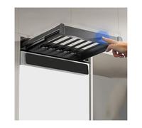MRVAKDYDI Stendibiancheria da Parete, Above Washing Machine Pull-out Trousers Rack, Adjustable Width 56-96cm(76-86)