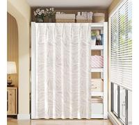 MRVAKDYDI Tende a Righe per Cucina, Multicolor Sliding Closet Curtain Multiple Sizes Self-Adhesive Track for Kitchen Wardrobe(C,W 80 cm x H 180 cm)