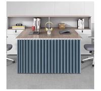 MRVAKDYDI Tende a Righe per Cucina, Self-Adhesive Curtain for Cabinet Desk Bookshelf Multicolor Multiple Sizes(Blue,80x50cm)