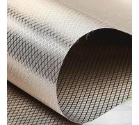 MRVAKDYDI Tessuto di Protezione dai campi elettromagnetici, Faraday Fabric Copper Nickel Polyester EMF RF Shielding 80-90dB 10KHz-30GHz Silver Gold 1x1.1m To 10x1.1m(Silver,1x1.1m)