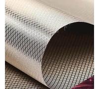 MRVAKDYDI Tessuto di Protezione dai campi elettromagnetici, Faraday Fabric EMF EMP Shielding for RFID Bluetooth WiFi GPS in Gold Silver 1-10mx1.1m DIY(Silver,2x1.1m)