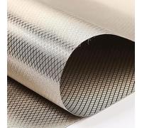 MRVAKDYDI Tessuto di Protezione dai campi elettromagnetici, Faraday Fabric Sheet EMF RF EMI WiFi Cell Signal Shielding Material Silver Multiple Sizes(9x1.1m)