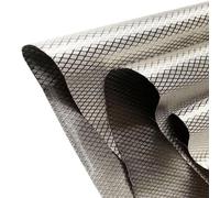 MRVAKDYDI Tessuto di Protezione dai campi elettromagnetici, Faraday Fabric Sheet EMF RF EMI WiFi Cell Signal Shielding Material Silver Multiple Sizes(2x1.1m)