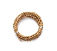 MRVAKDYDI The Bead Shop Cordoncino in Vera Pelle, Cordoncino in Pelle Rotondo 3-6 mm Multicolore, Confezione da 2 m, for la creazione di Gioielli(Unique Colour,4mm)