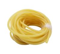 MRVAKDYDI Tubi in Gomma di Lattice Naturale, Tubo in Lattice Naturale for Fionda, Resistenza al Gelo, Resistenza all'Usura, Multicolore, Diverse Dimensioni(Yellow,5M-ID1.4MM X OD3.6MM)