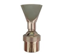 MRVAKDYDI Ugello per Fontana in Ottone, Ugelli for fontane a Coda D'Anatra da 1/2" 3/4" 1" 1,5" 2" con Testa in Ottone e Acciaio Inossidabile, spruzzo for Esterni(1 (304 SS))