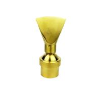 MRVAKDYDI Ugello per Fontana in Ottone, Ugelli for fontane a Coda D'Anatra da 1/2" 3/4" 1" 1,5" 2" con Testa in Ottone e Acciaio Inossidabile, spruzzo for Esterni(1.5 (Brass))