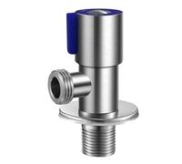 MRVAKDYDI valvola angolare in Ottone, Valvole angolari di Ingresso Acqua Calda e Fredda in Acciaio Inossidabile for Rubinetto del lavandino del WC, scaldabagno, Multicolore(Blue)