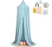 MRWiZMS Baldacchino per Letto | Baldacchino per Lettino | Idea Regalo per Piccole Principesse | Accessori per Spazio Relax, Progetti di Cameretta, Rifugio per Avventure, Una Tana (Verde)