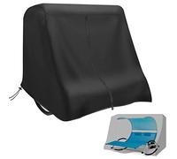 MRWiZMS Copertura per Sedia Sdraio da Giardino a 2 posti 175×155×175cm, 420D Copertura per Lettino da Giardino Prendisole Doppio Copertura per Sdraio Dondolo da Giardino Doppio Impermeabile