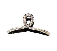 MRXFN forcina Elegante Artiglio for Capelli con Strass a Croce Fermaglio for Capelli in Cristallo Vintage Artiglio for Capelli for Ragazze Artiglio for Capelli a Croce in Acrilico (Size : Cross)