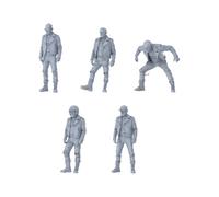 MRY-SFW 1/72 Moderno Stile Biker Anziani Maschio MultiPose Cinque Persone Set
