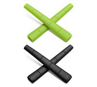 Mryok 2 paia di auricolari di ricambio per occhiali da sole Oakley Industrial M Frame 2.0 - verde e nero