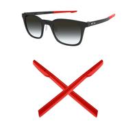 Mryok Cuscinetti auricolari di ricambio per occhiali da sole Oakley Milestone OX8038 / Milestone A OX8036 / Milestone 2.0 OX8047 / Milestone 3.0 OX8093, Rosso, Taglia unica