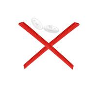 Mryok Kit naselli di ricambio per occhiali Oakley Steel Plate OX3222 - Opt, Rosso, Taglia unica