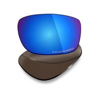 Mryok Lenti di ricambio compatibili con Oakley Crosslink OX8027 53mm - Opzioni, Blu ghiaccio a specchio, Taglia unica