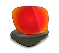 Mryok Lenti di ricambio compatibili con Oakley Holbrook S OO9509 53mm - Opzioni, Rosso fuoco a specchio, Taglia unica
