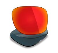 Mryok Lenti di ricambio compatibili con Oakley Holbrook S OO9509 53mm - Opzioni, Rosso fuoco a specchio, Taglia unica