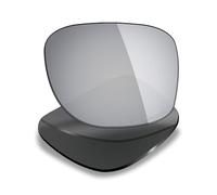 Mryok Lenti di ricambio compatibili con Oakley Holbrook S OO9509 53mm - Opzioni, Specchio in titanio argentato, Taglia unica
