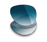Mryok Lenti di ricambio compatibili con Ray-Ban RB3386 63 mm - Opzioni, Non polarizzato - Tinta sfumata blu, Taglia unica