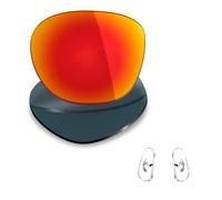 Mryok Lenti di ricambio e naselli per Ray-Ban RB3386 67mm - Opzioni, Polarizzato: rosso fuoco., Taglia unica