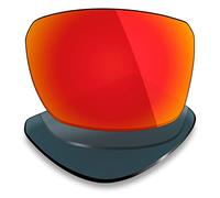 Mryok Lenti di ricambio per Arnette Stripe AN4251-58mm - Opzioni, Polarizzato: rosso fuoco., Taglia unica